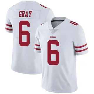 Men's Nike Danny Gray Scarlet San Francisco 49ers Game Player Jersey