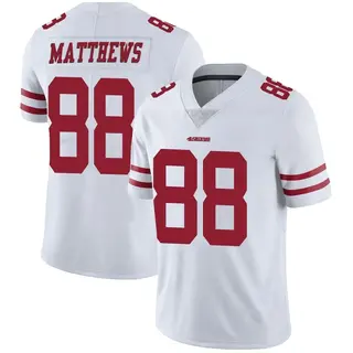 San Francisco 49Ers 81 Jordan Matthews White Color Rush Legend Mens 3D  Jersey