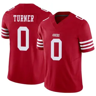 San Francisco 49ers Men's Malik Turner Limited Vapor F.U.S.E. Jersey - Scarlet