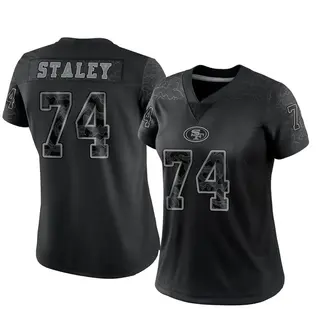 San Francisco 49ers Women's Joe Staley Limited Reflective Jersey - Black