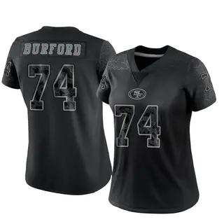 San Francisco 49ers Women's Spencer Burford Limited Reflective Jersey - Black