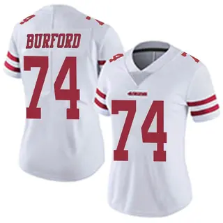 San Francisco 49ers Women's Spencer Burford Limited Vapor Untouchable Jersey - White