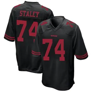 San Francisco 49ers Youth Joe Staley Game Alternate Jersey - Black