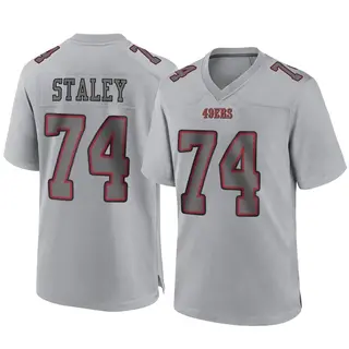 San Francisco 49ers Youth Joe Staley Game Atmosphere Fashion Jersey - Gray