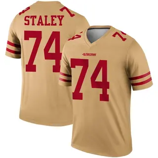 San Francisco 49ers Youth Joe Staley Legend Inverted Jersey - Gold