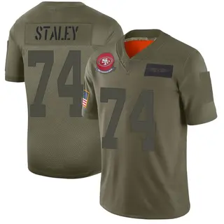 San Francisco 49ers Youth Joe Staley Limited 2019 Salute to Service Jersey - Camo