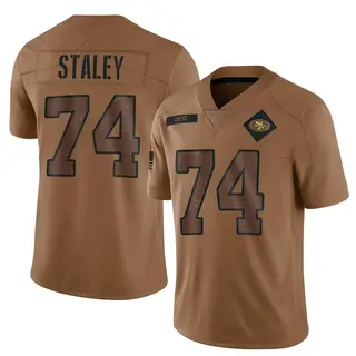 San Francisco 49ers Youth Joe Staley Limited 2023 Salute To Service Jersey - Brown