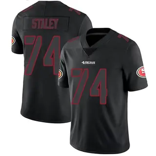 San Francisco 49ers Youth Joe Staley Limited Jersey - Black Impact