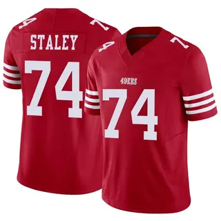 San Francisco 49ers Youth Joe Staley Limited Vapor F.U.S.E. Jersey - Scarlet