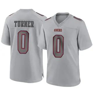 San Francisco 49ers Youth Malik Turner Game Atmosphere Fashion Jersey - Gray