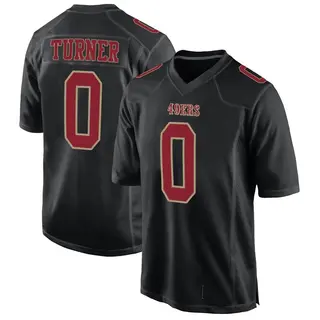 San Francisco 49ers Youth Malik Turner Game Fashion Jersey - Black