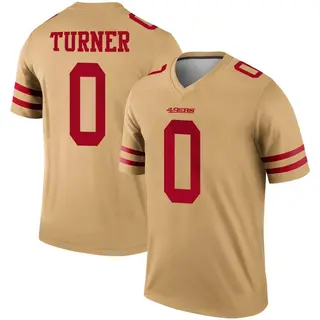 San Francisco 49ers Youth Malik Turner Legend Inverted Jersey - Gold