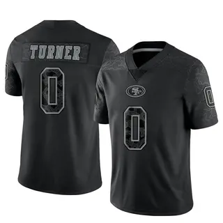 San Francisco 49ers Youth Malik Turner Limited Reflective Jersey - Black