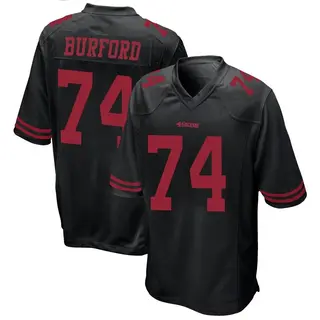 San Francisco 49ers Youth Spencer Burford Game Alternate Jersey - Black