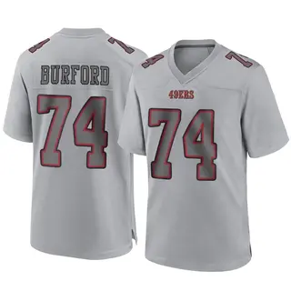 San Francisco 49ers Youth Spencer Burford Game Atmosphere Fashion Jersey - Gray