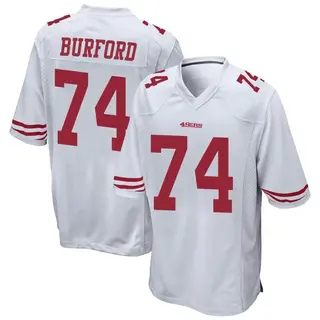 San Francisco 49ers Youth Spencer Burford Game Jersey - White