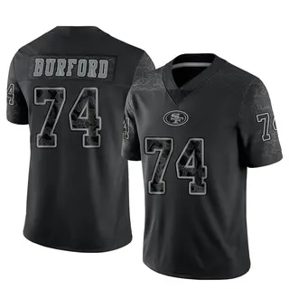 San Francisco 49ers Youth Spencer Burford Limited Reflective Jersey - Black