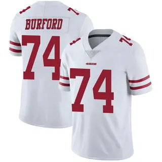 Spencer Burford 74 San Francisco 49Ers Super Bowl LVII White Jersey -  Bluefink