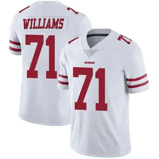 San Francisco 49ers #71 Trent Williams Red 75th Anniversary With C Patch Vapor  Untouchable Limited Stitched