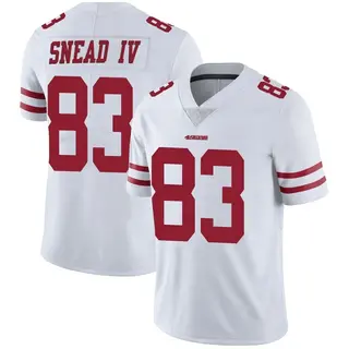 Willie Snead IV Men's Nike White San Francisco 49ers Vapor Untouchable Elite Custom Jersey